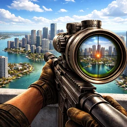 Ikon Sniper City Defense FPS